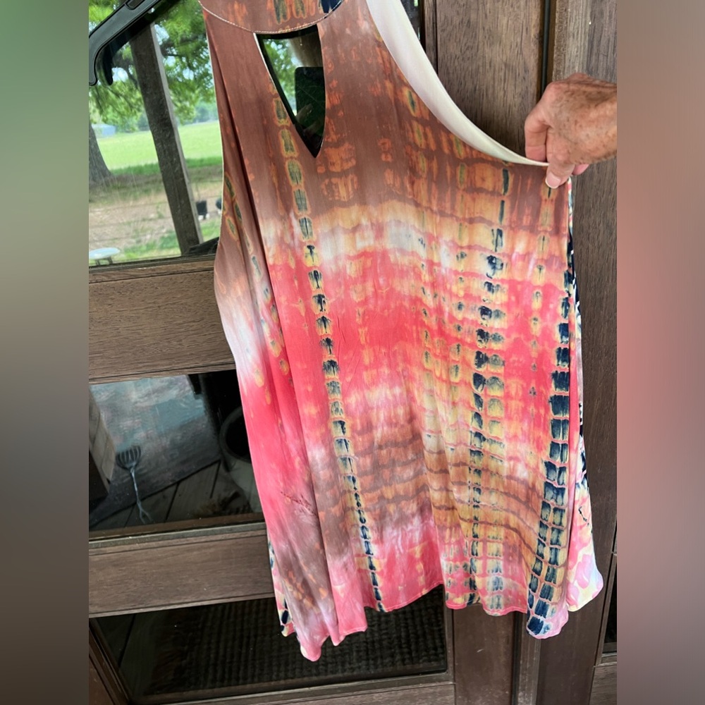 Smooth slinky summer dress - flowy